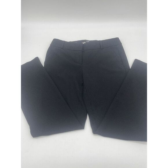 LOFT Pants for Women’s Marisa Petite Straight Sz 4 Belted Zip Up & Pockets- Blac - Picture 5 of 6